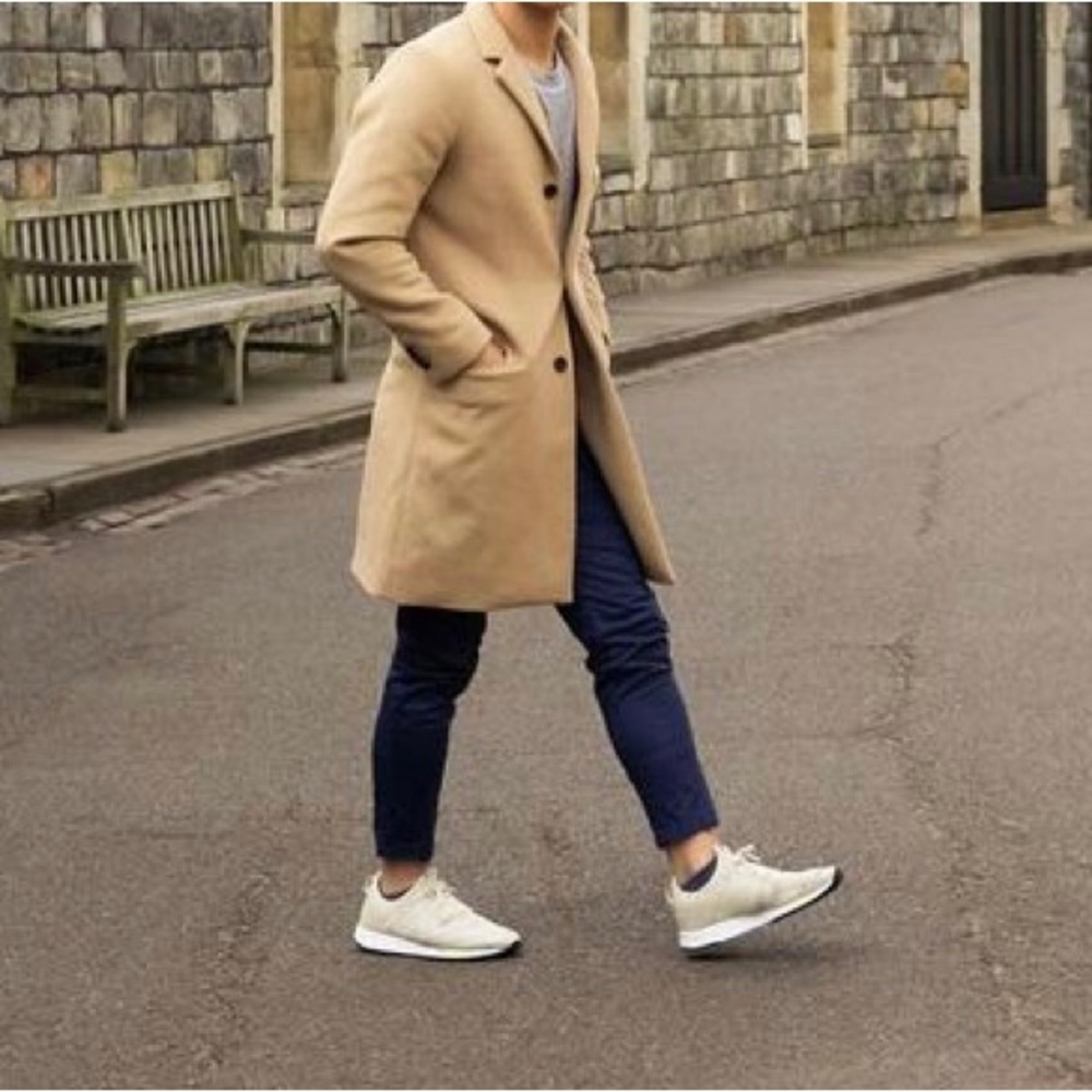 Camel Coat / Like New / Car Coat / Trench / Abercrombie / Extra Small